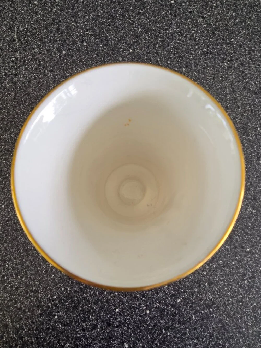 Vintage Spode Bone China Footed Spilled/Bud Vase Fruit & Foliage Gold Rim J 172